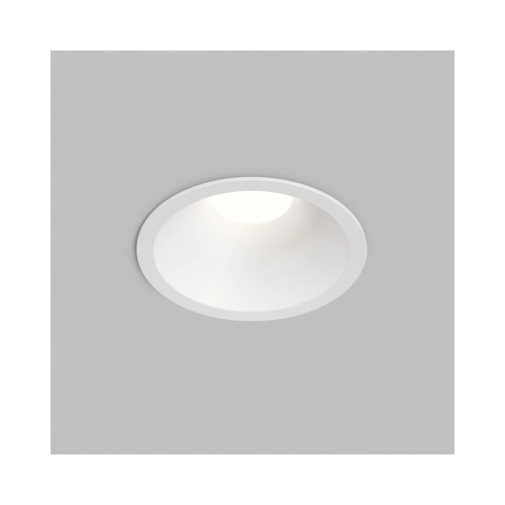 DK2431-WH Встраиваемый светильник SHINE GLOW 15Вт 3000-4000К IP20 белый матовый алюминий - Viokon.com