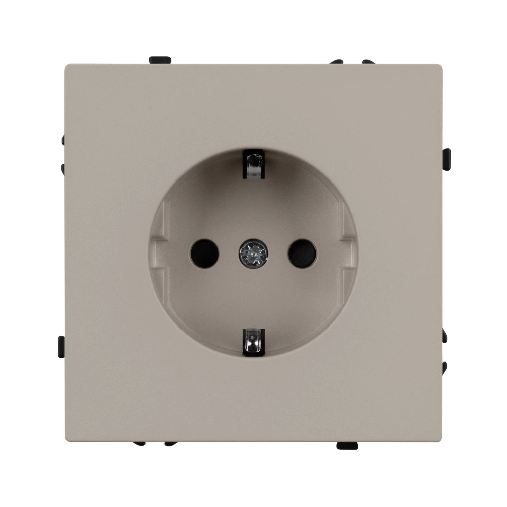 Механизм электрической розетки SCT-NOBE-MEU1-SFPL-CA (230V, 16A) (Arlight, Кашемир) 059452 - Viokon.com