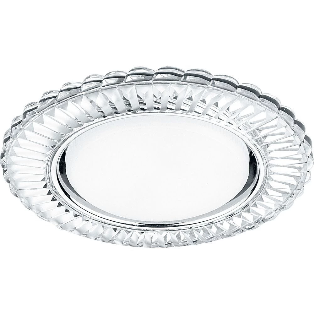 Светильник встраиваемый с белой LED подсветкой Feron CD4044 потолочный GX53 без лампы, прозрачный, хром (41306) - Viokon.com