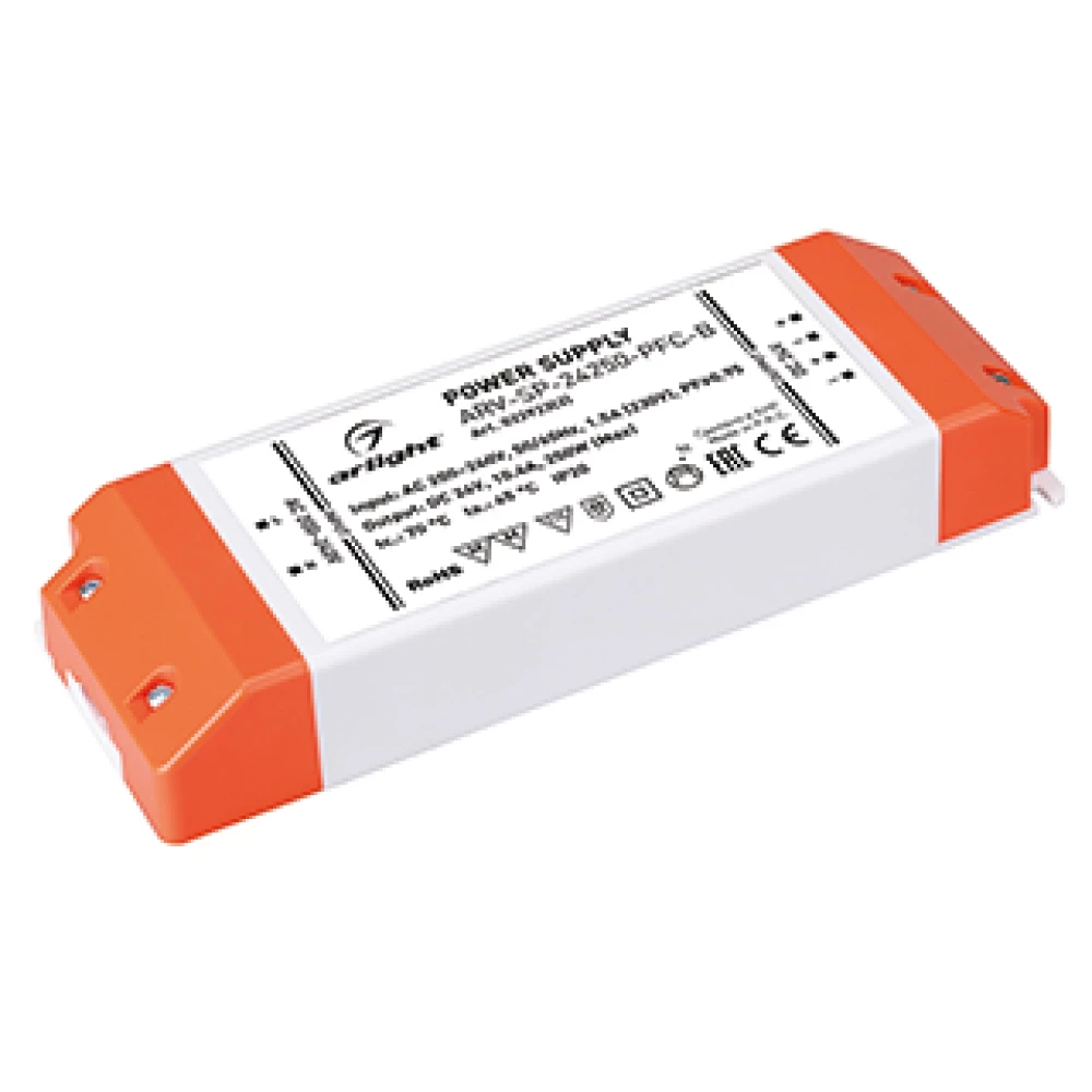 Блок питания ARV-SP-24250-PFC-B (24V, 10.4A, 250W) (Arlight, IP20 Пластик, 5 лет) 022923(2) - Viokon.com
