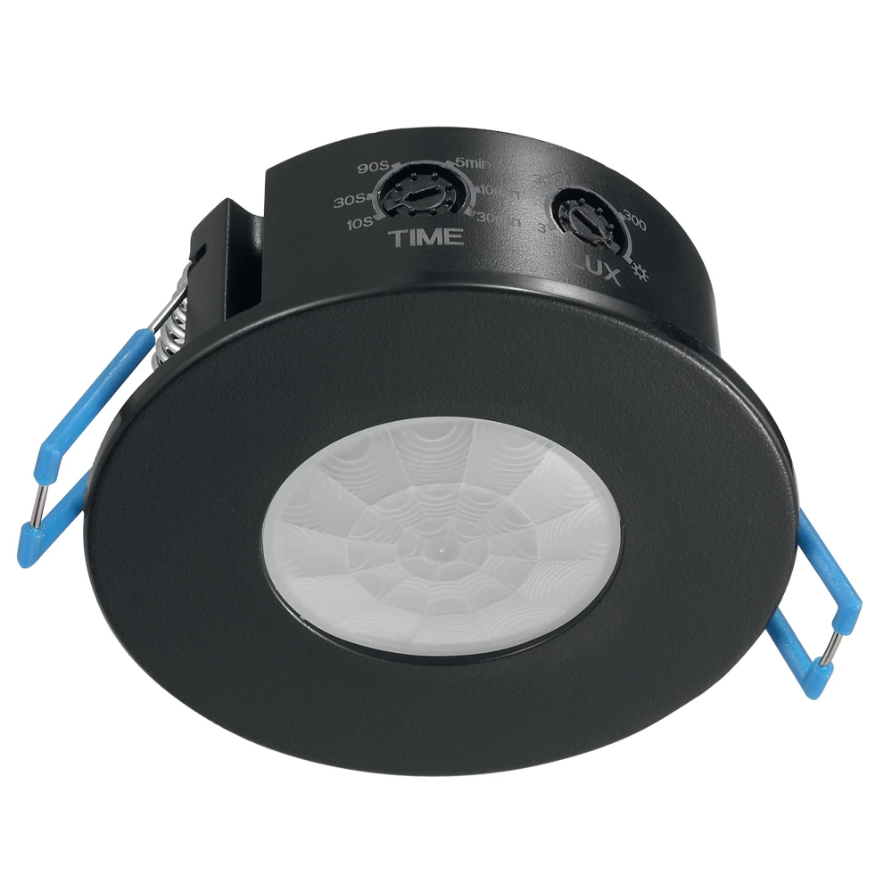 Датчик движения и освещенности 1200W 8m 120°(гориз.) 360°(верт.) чёрный, SEN55, артикул 51577 (51577) - Viokon.com
