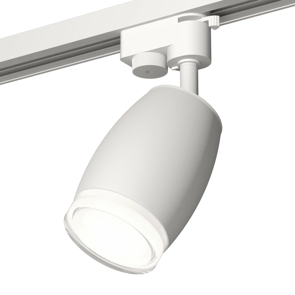 Комплект трекового однофазного светильника XT1122004 SWH/FR/CL белый песок/белый матовый/прозрачный MR16 GU5.3 (A2520, C1122, N7160) - Viokon.com