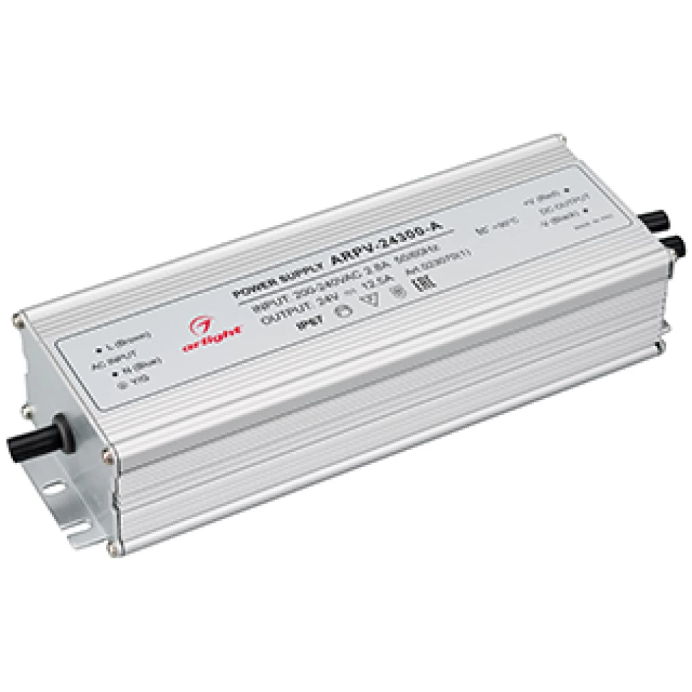 Блок питания ARPV-24300-A (24V, 12.5A, 300W) (Arlight, IP67 Металл, 3 года) 023070(1) - Viokon.com