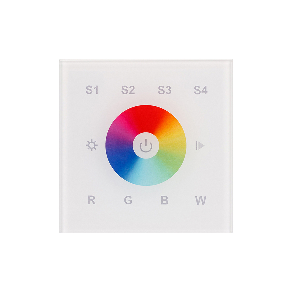 Панель Sens SR-2820B-AC-RF-IN White (220V,RGBW,1 зона) (Arlight, IP20 Пластик, 3 года) 021038 - Viokon.com