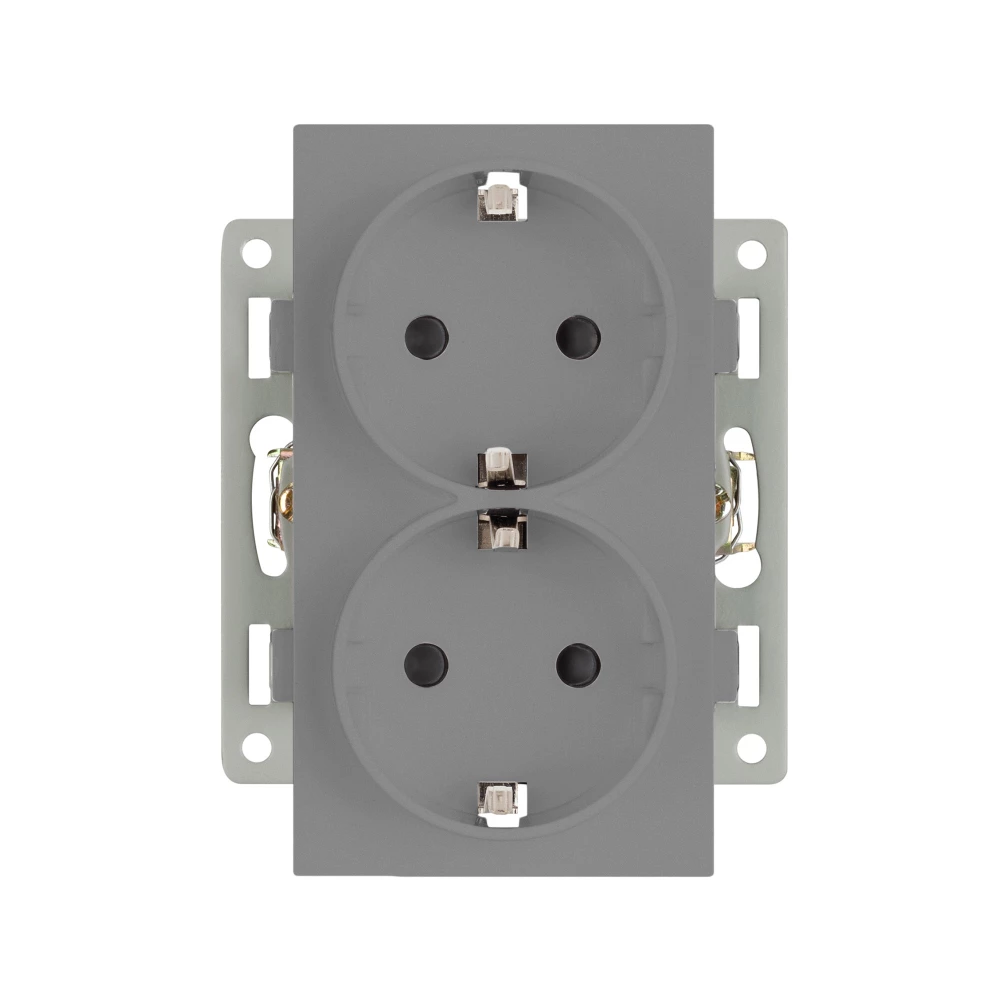Механизм электрической розетки SCT-MEUD-PL-GR (250V, 16A) (Arlight, -) 043766 - Viokon.com