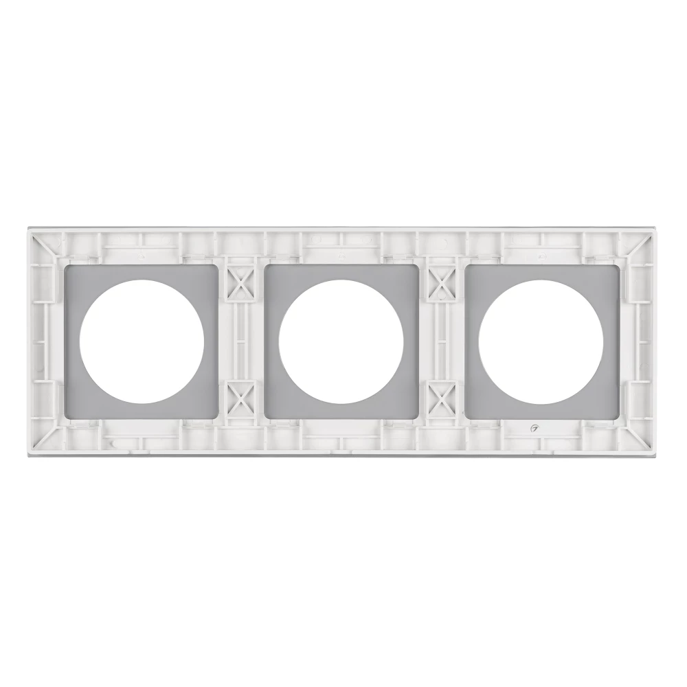 Рамка стеклянная FRM-GLARE-GC-3-WH (Arlight, -) 043838 - Viokon.com