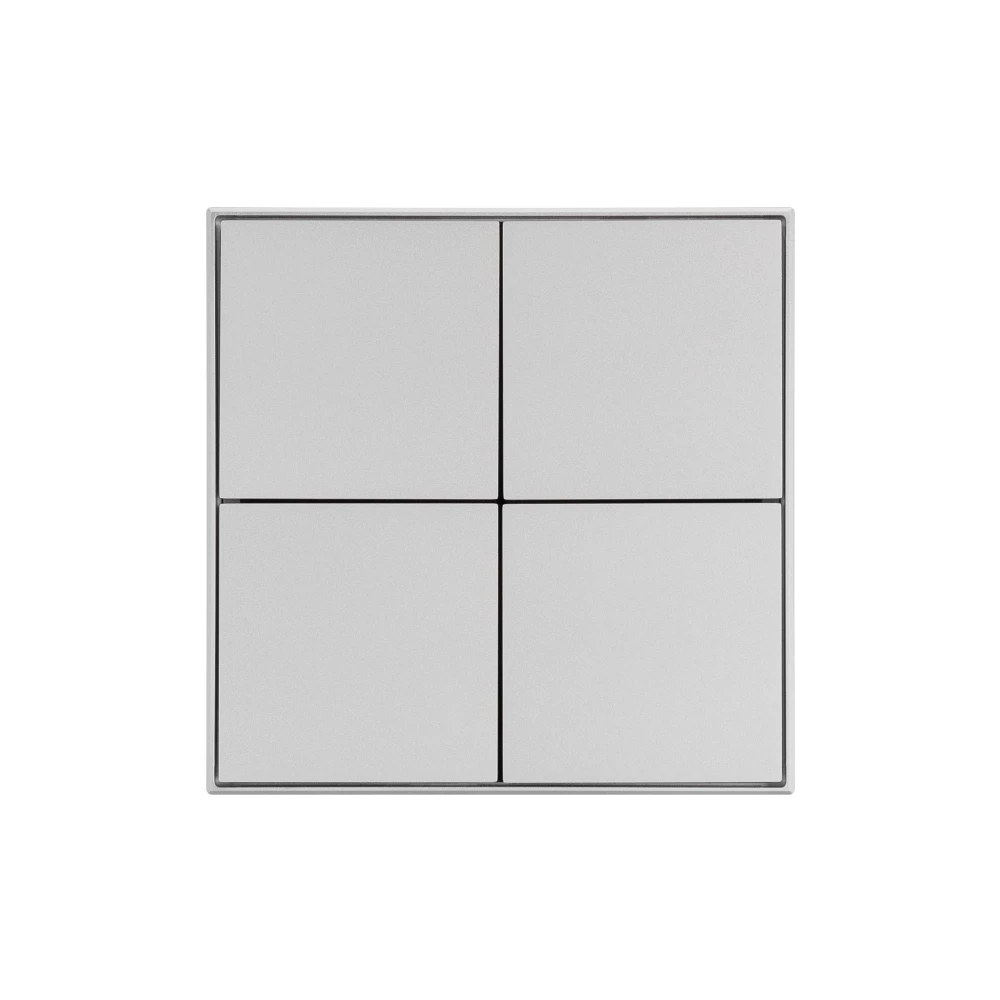 INTELLIGENT ARLIGHT Кнопочная панель KNX-304-23-IN Silver (BUS, Frame) (IARL, IP20 Металл, 2 года) 039666 - Viokon.com