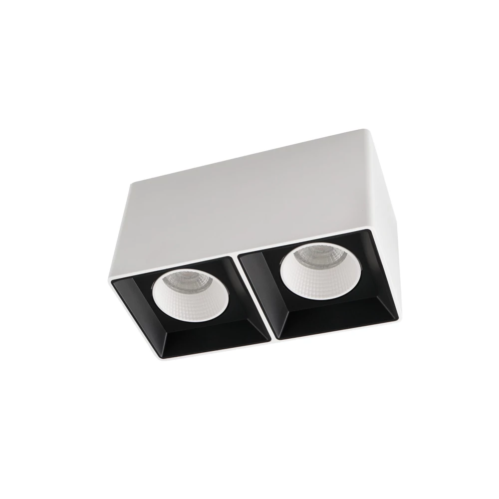 DK3085-WBWH Светильник накладной IP 20 10 Вт GU53 LED бело-черныйбелый пластик - Viokon.com