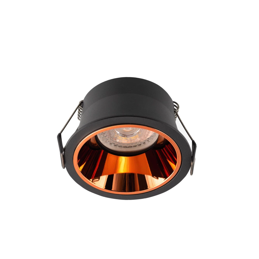 DK2410-BK Встраиваемый светильник IP 20 5 Вт GU10 черно-коричневый алюминий - Viokon.com