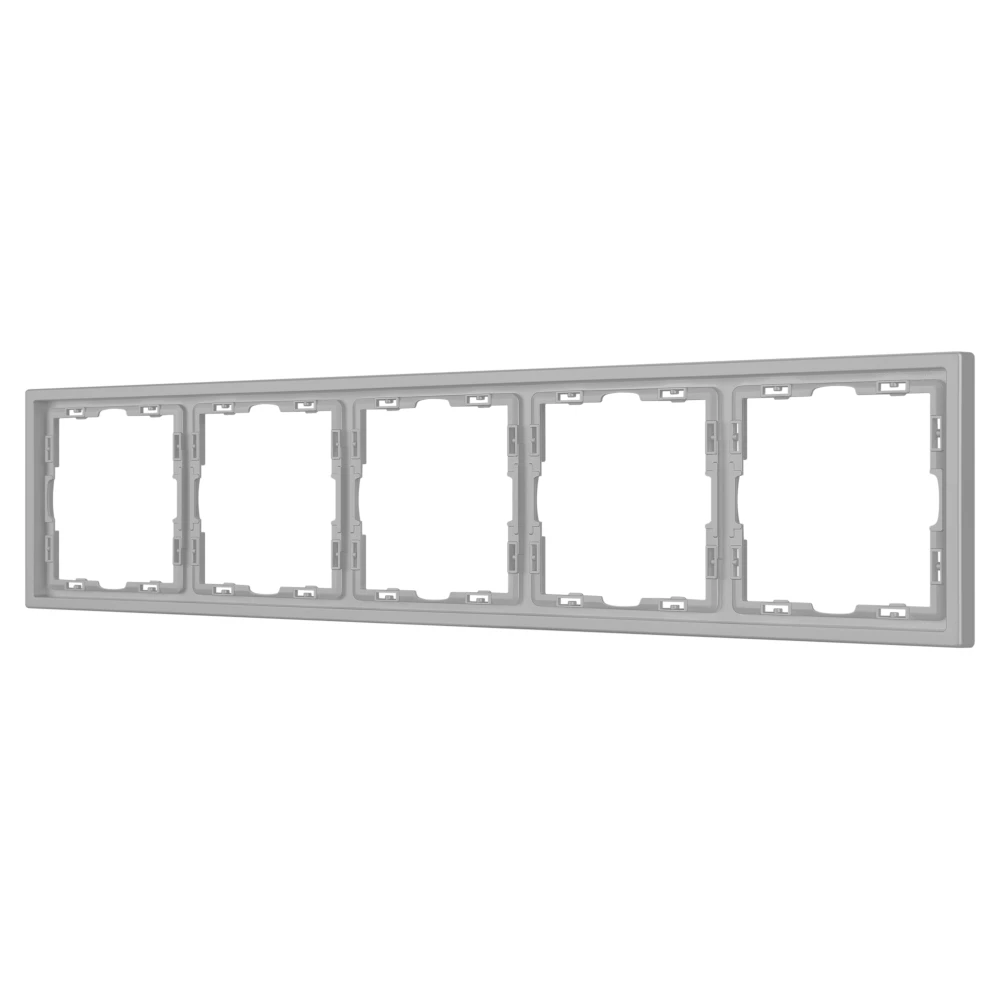 Рамка пластиковая FRM-NOBE-SFPL-5-IS (Arlight, Никель) 059463 - Viokon.com