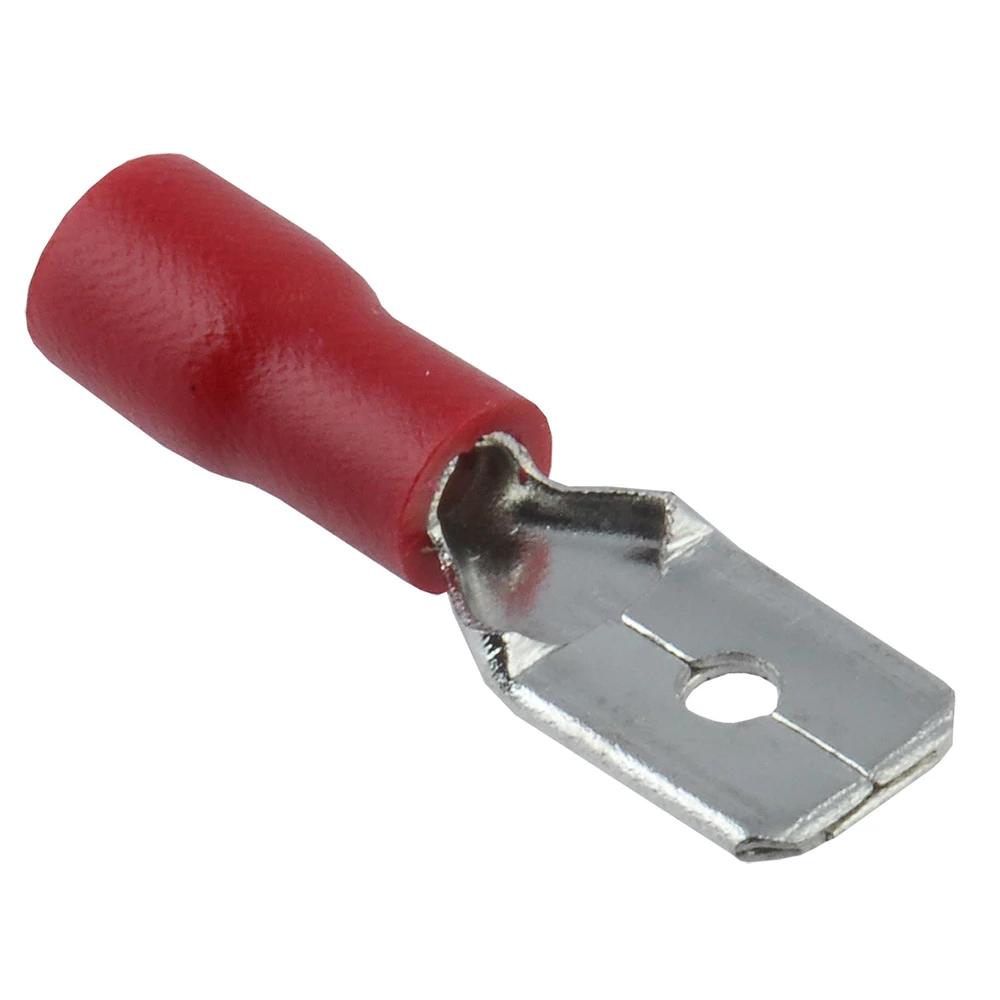 Наконечник плоский Изолированный (папа) РпИп 0,5-1,5, STEKKER, LD401-15250 (упаковка 100 шт) (39409) - Viokon.com