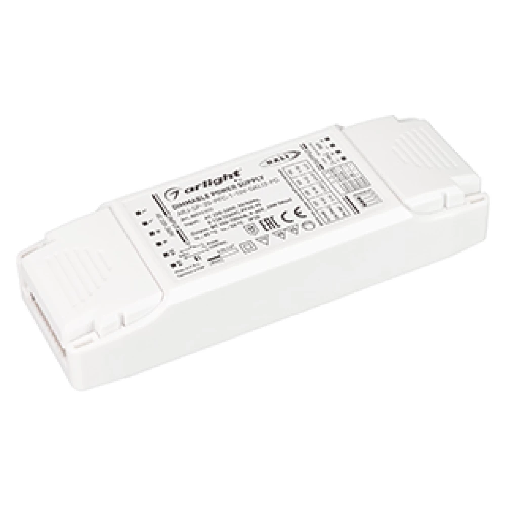 Блок питания ARJ-SP-20-PFC-1-10V-DALI2-PD (20W, 250-700mA) (Arlight, IP20 Пластик, 5 лет) 025111(1) - Viokon.com