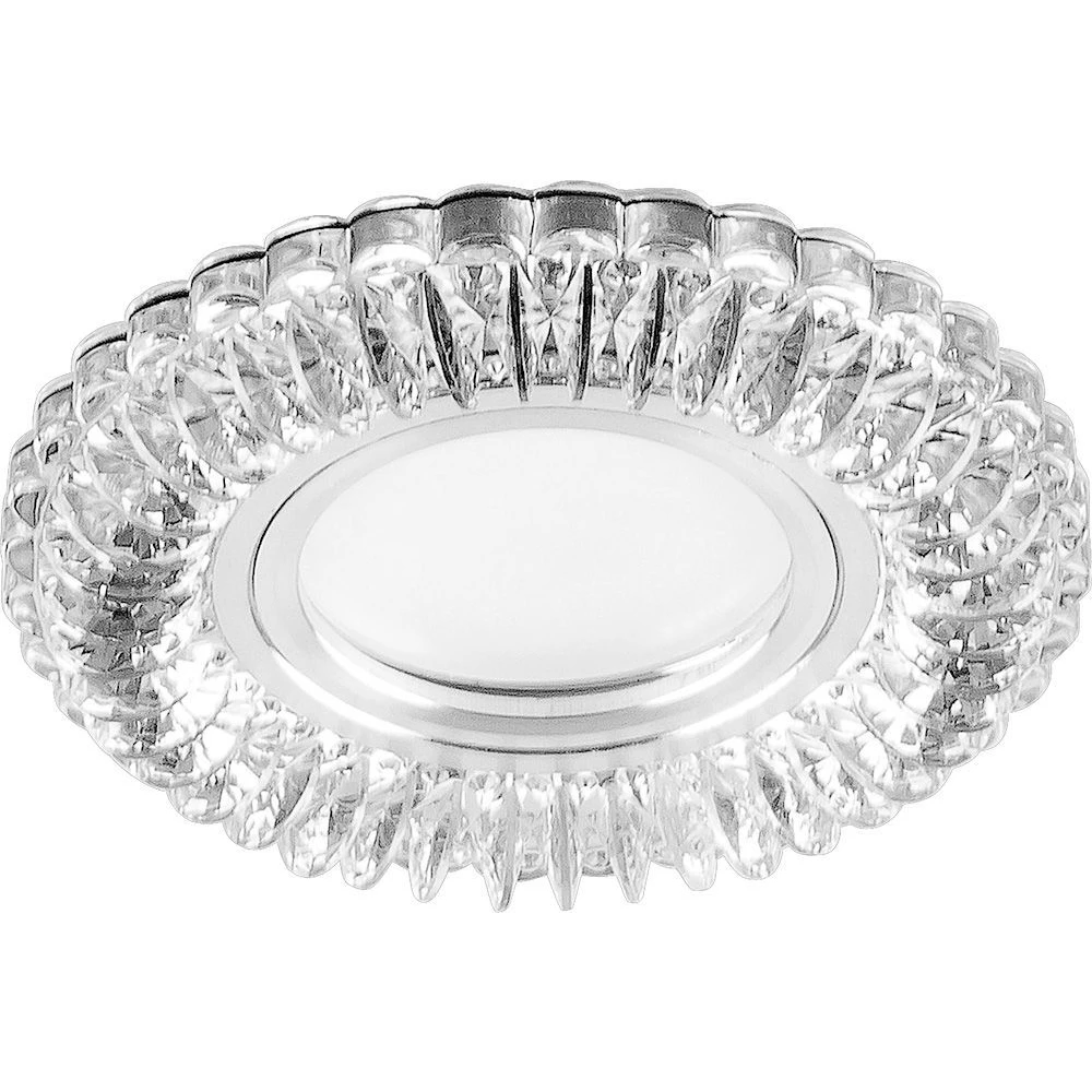 Светильник встраиваемый с белой LED подсветкой Feron CD904 потолочный MR16 G5.3 прозрачный (28977) - Viokon.com