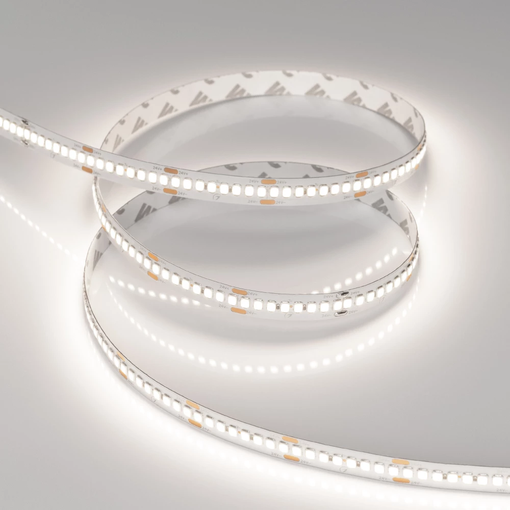 Лента RT-A240-10mm 24V Day5000 (22 W/m, IP20, 2835, 5m) (Arlight, высок.эфф.150 лм/Вт) 038742 - Viokon.com