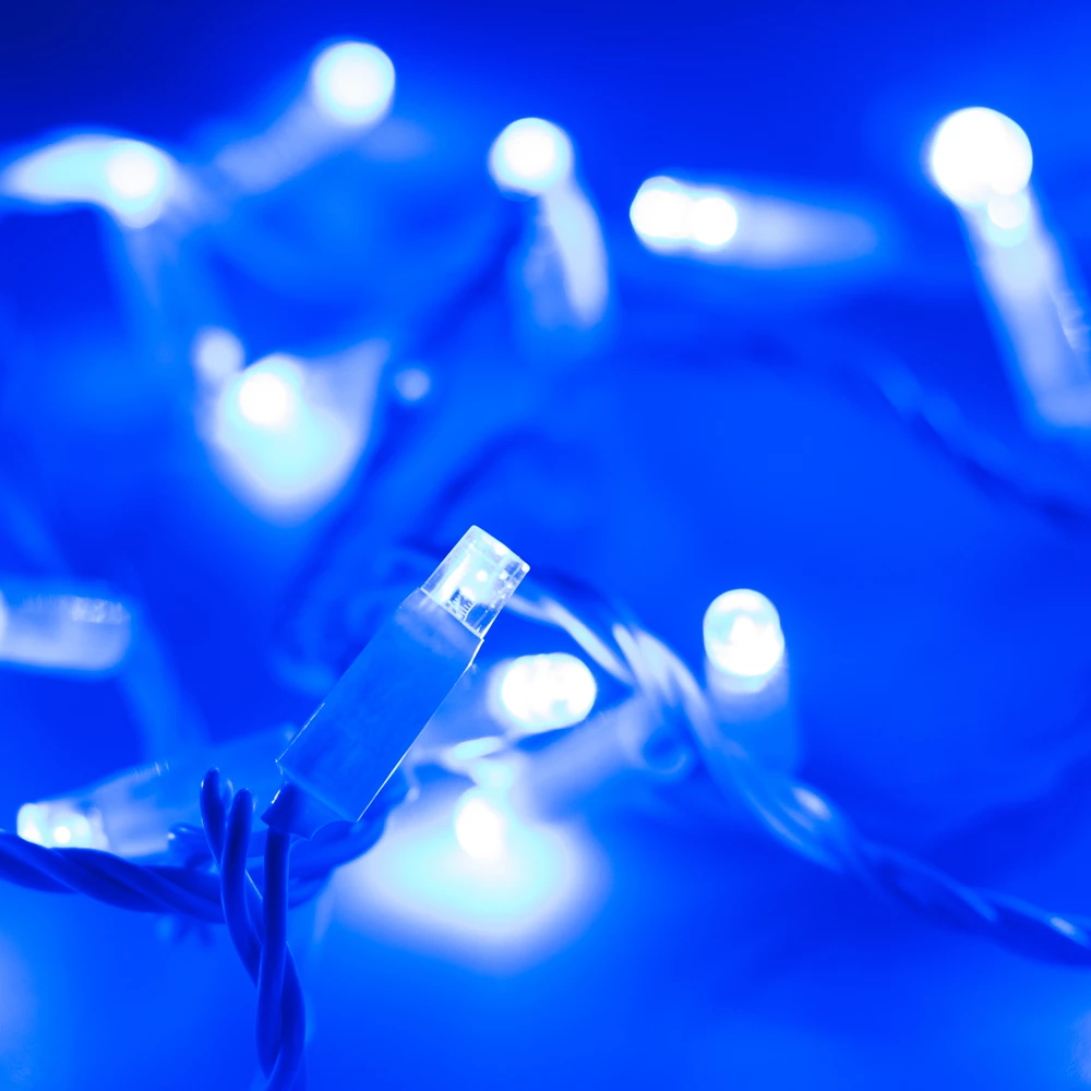 Светодиодная гирлянда ARD-STRING-CLASSIC-10000-WHITE-100LED-STD BLUE (230V, 7W) (Ardecoled, IP65, 1 год) 025817 - Viokon.com