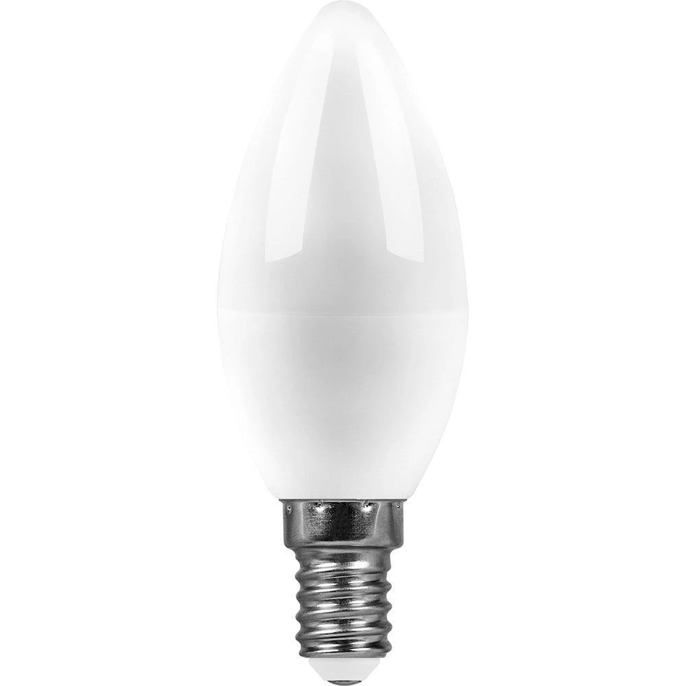 Лампа светодиодная SAFFIT SBC3707 Свеча E14 7W 230V 6400K (55169) - Viokon.com