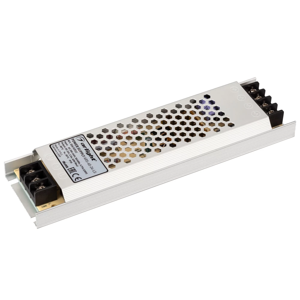 Блок питания ARS-60-24-LS (24V, 2.5A, 60W) (Arlight, IP20 Сетка, 2 года) 026169(2) - Viokon.com