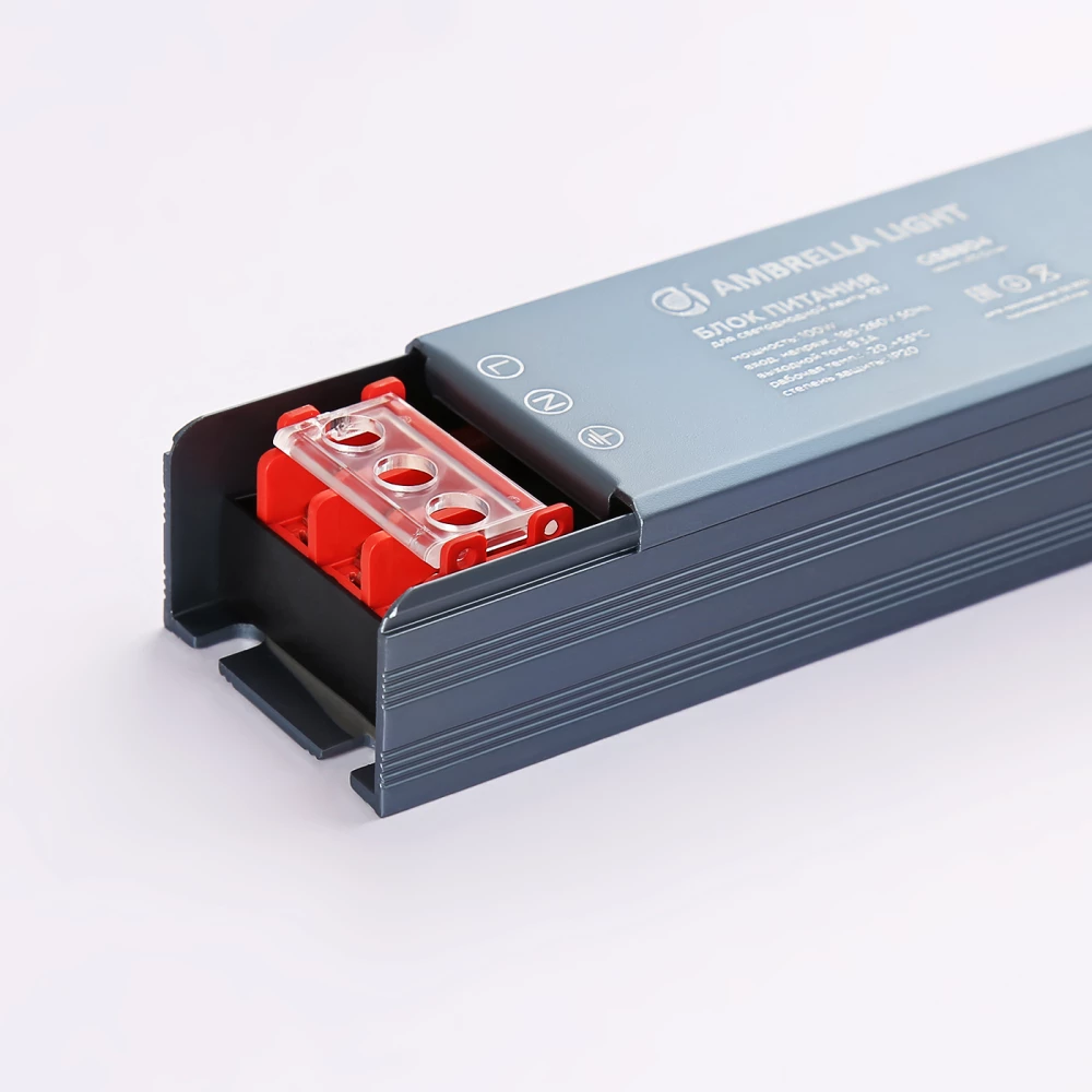 Блок питания для светодиодной ленты 12V 100W 8.3A IP20 185-260V 130*35*22 GS8804 GS8804 блок питания 12V 100W 8.3A IP20 185-260V 130*35*22 - Viokon.com
