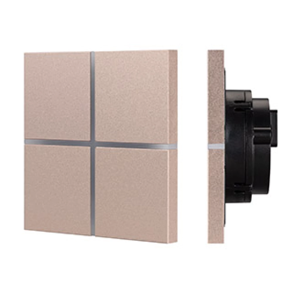 INTELLIGENT ARLIGHT Сенсорная панель KNX-304-13-IN Champagne (BUS, Frameless) (IARL, IP20 Металл, 2 года) 039670 - Viokon.com