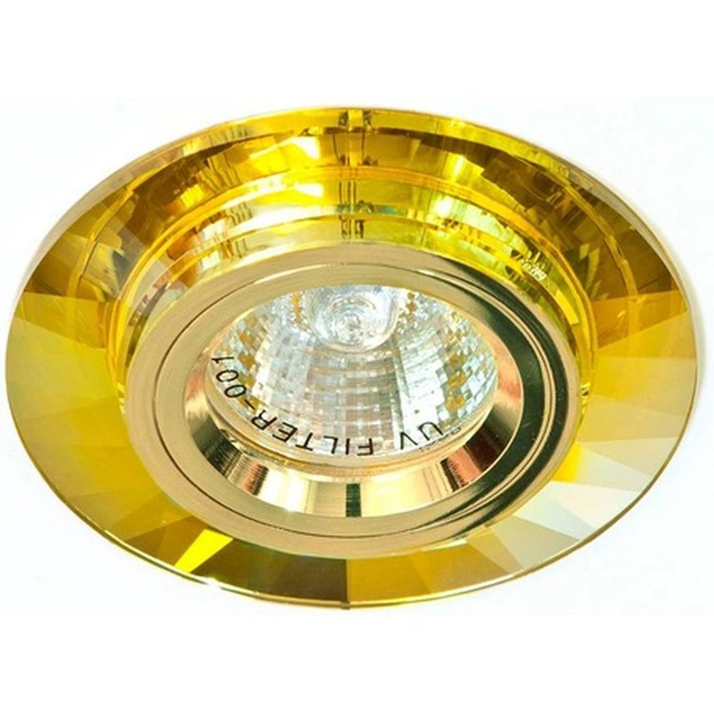 Светильник встраиваемый Feron 8160-2 потолочный MR16 G5.3 желтый (19736) - Viokon.com