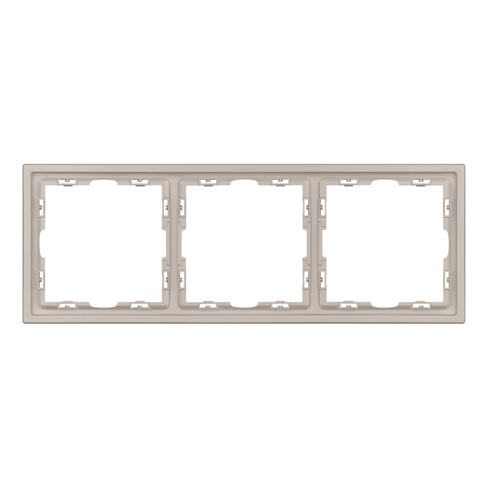 Рамка пластиковая FRM-NOBE-SFPL-3-CA (Arlight, Кашемир) 059458 - Viokon.com