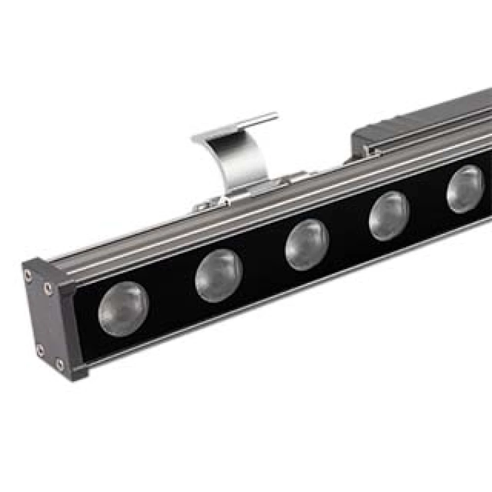 Линейный прожектор AR-LINE-500-12W Warm3000 (GR, 15 deg, 230V) (Arlight, IP65 Металл, 3 года) 042176 - Viokon.com