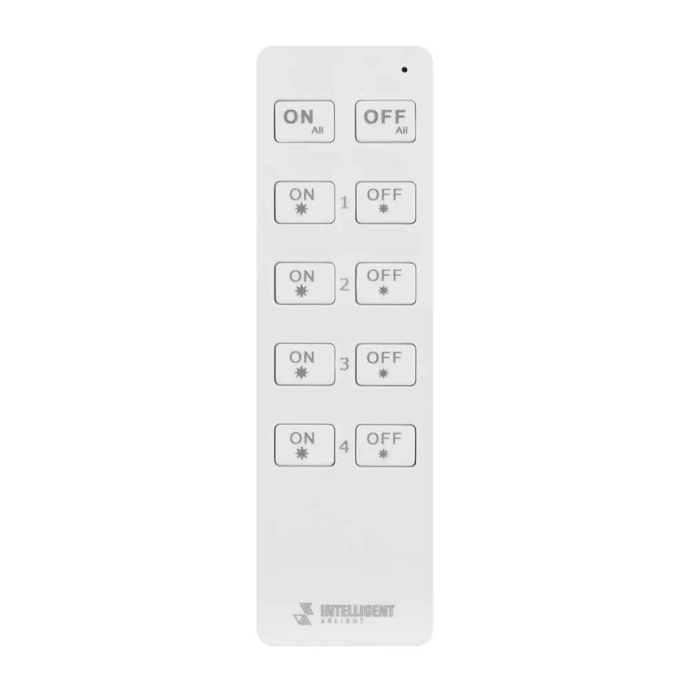 INTELLIGENT ARLIGHT Пульт SMART-801-22-4G-DIM White (3V, 2.4G) (IARL, IP20 Пластик, 5 лет) 045932 - Viokon.com