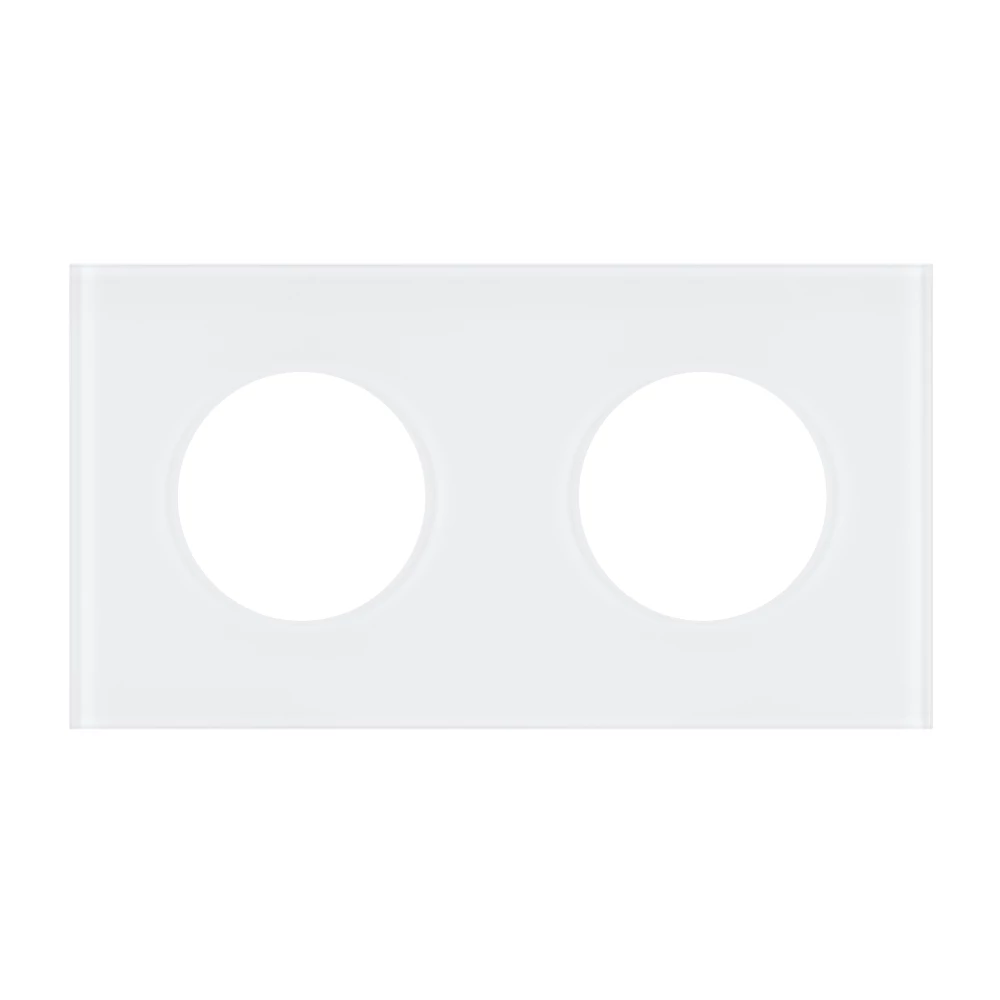 Рамка стеклянная FRM-GLARE-GC-2-WH (Arlight, -) 043835 - Viokon.com