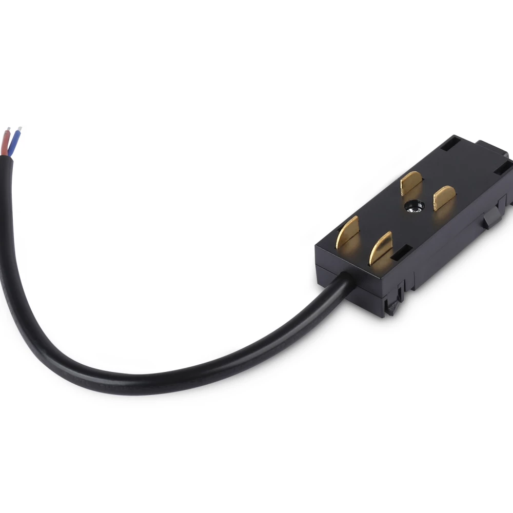 Ввод питания для шинопровода Magnetic 220V GL1102 BK черный ввод питания для шинопровода Magnetic 220V IP20 200*28.5*18 - Viokon.com