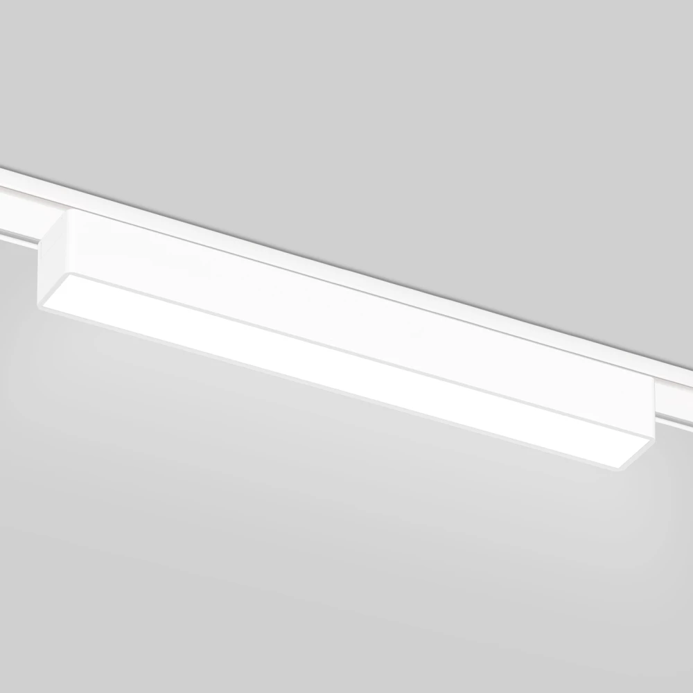 Светильник светодиодный трековый для шинопровода Magnetic Ultra Slim GV1447 WH белый IP20 10W 4200K 48V 230*26*24 - Viokon.com