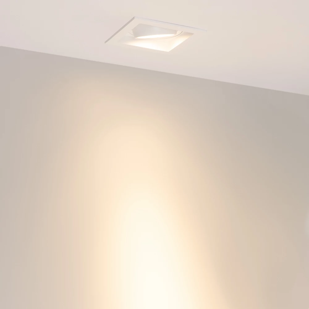 Светильник MS-VORTEX-BUILT-S117x117-20W Warm3000 (WH-WH, 20 deg, 230V) (Arlight, IP20 Металл, 5 лет) 057916 - Viokon.com