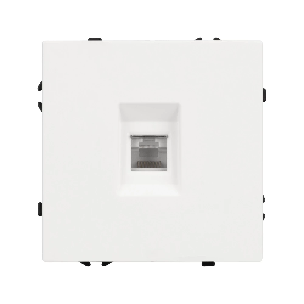 Механизм компьютерной розетки SCT-NOBE-MPC1-SFPL-WH (RJ-45, CAT6) (Arlight, Белый кварц) 054304 - Viokon.com