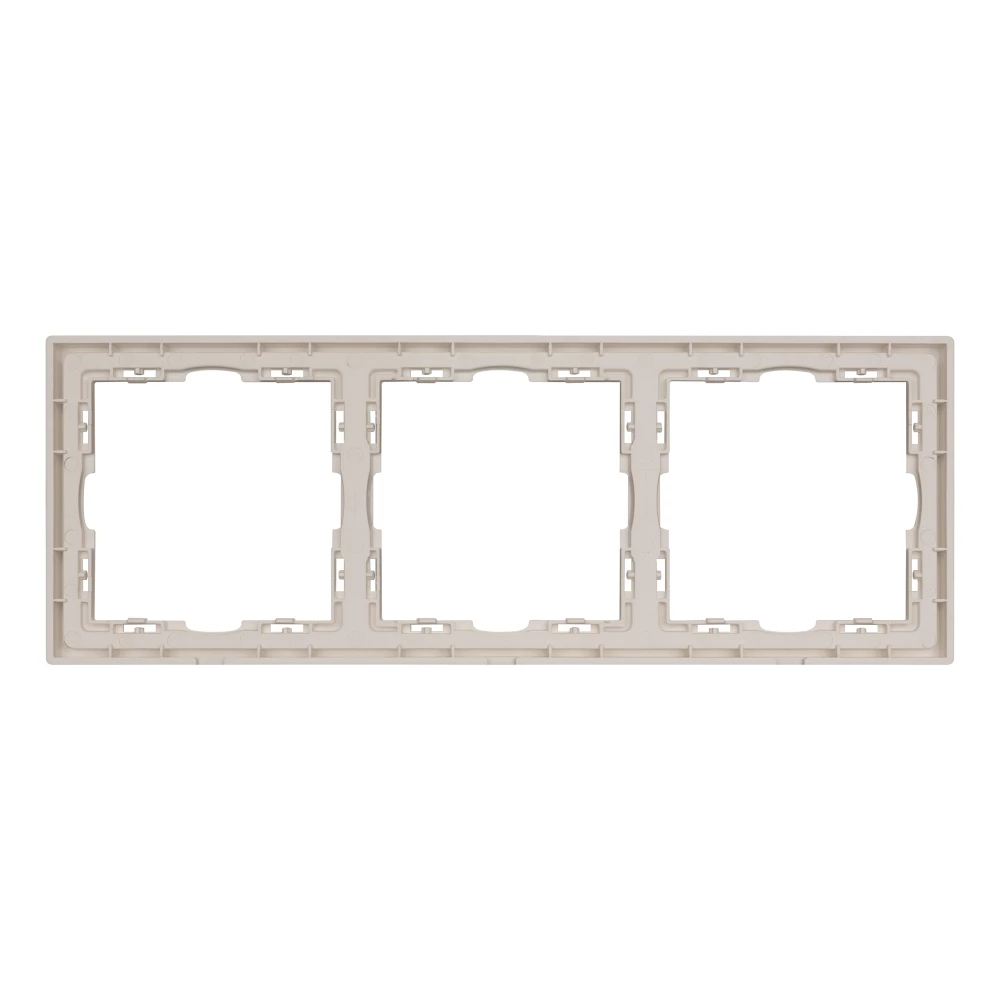 Рамка пластиковая FRM-NOBE-SFPL-3-CA (Arlight, Кашемир) 059458 - Viokon.com