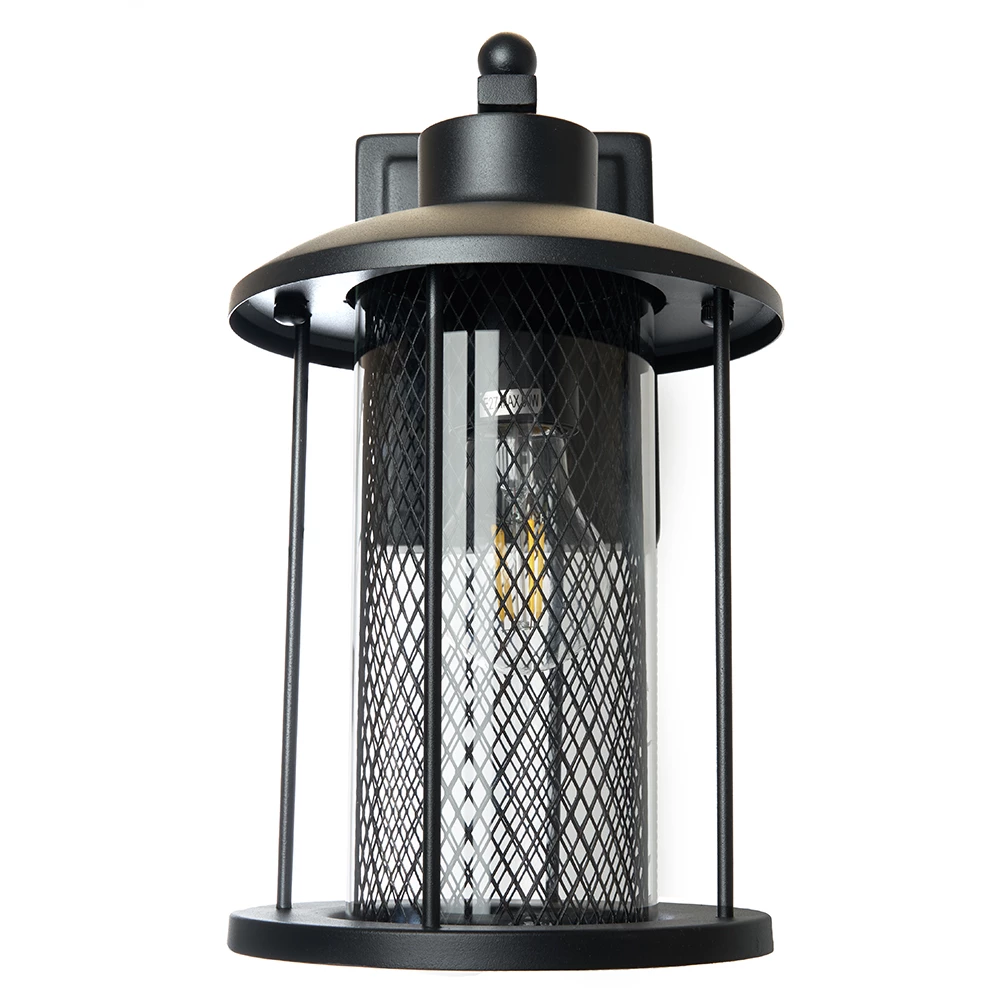Светильник садово-парковый Feron PL721 на стену вниз  60W E27 230V, черный (48388) - Viokon.com