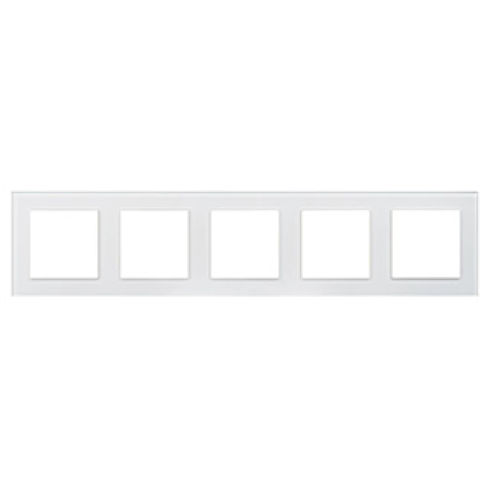 Рамка стеклянная FRM-GLARE-GS-5-WH (Arlight, -) 043805 - Viokon.com