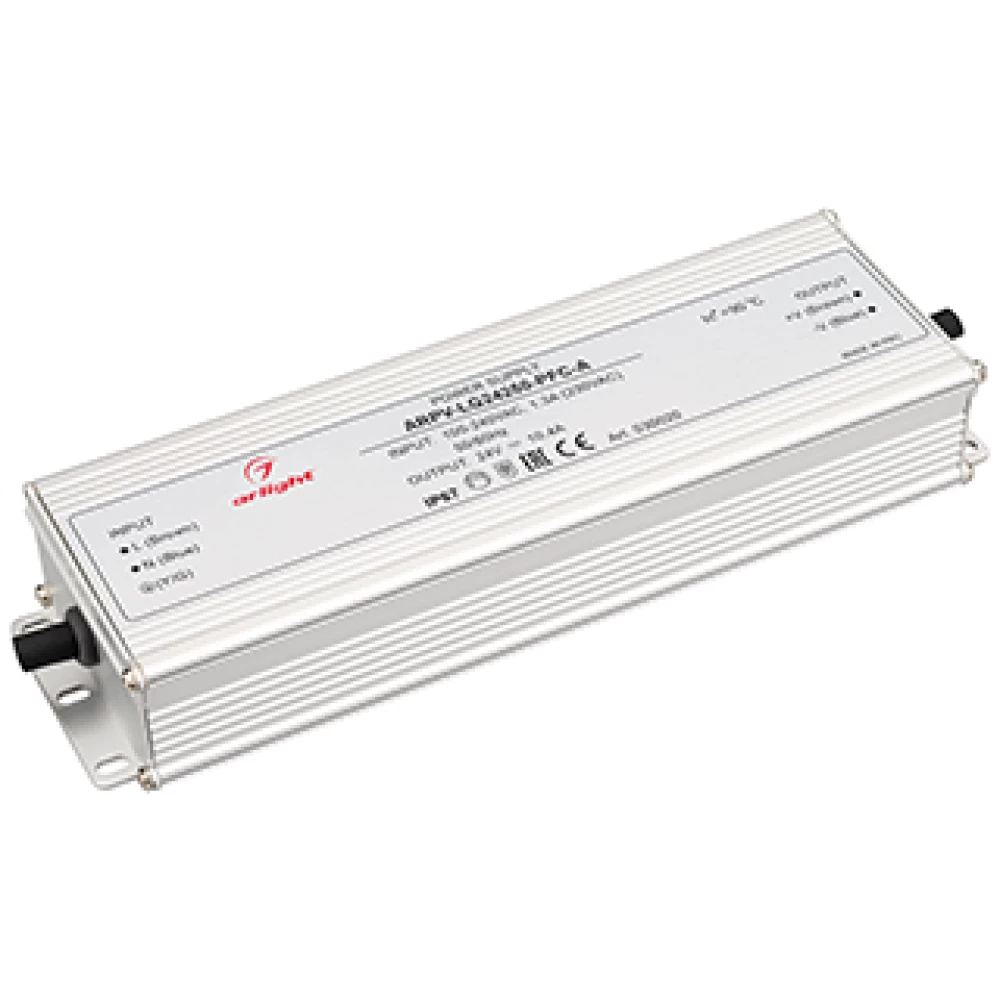 Блок питания ARPV-LG24250-PFC-A (24V, 10.4A, 250W) (Arlight, IP67 Металл, 5 лет) 030020 - Viokon.com