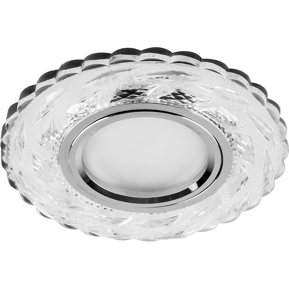 Светильник встраиваемый с белой LED подсветкой Feron CD936 потолочный MR16 G5.3 прозрачный (29469) - Viokon.com
