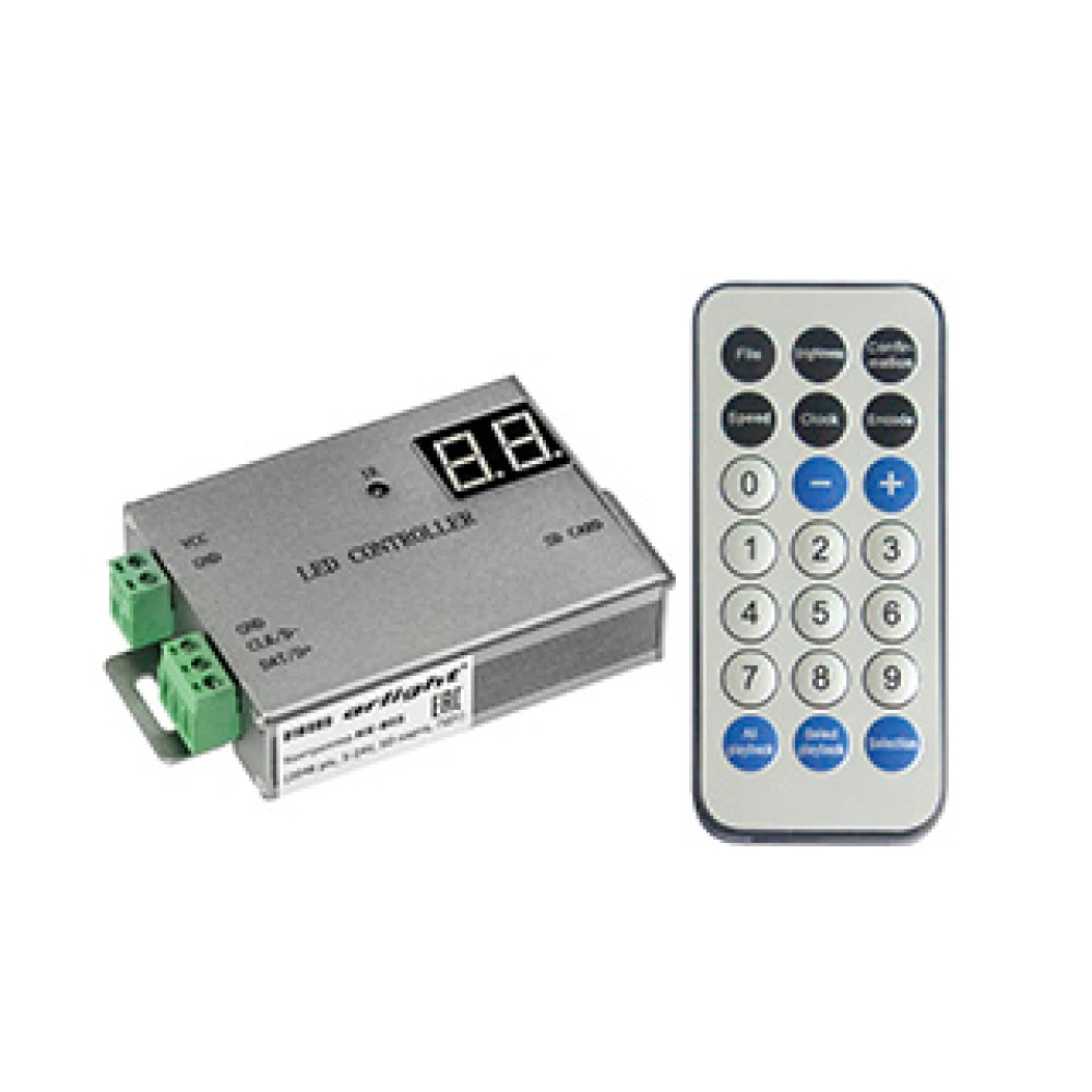 Контроллер HX-805 (2048 pix, 5-24V, SD-карта, ПДУ) (Arlight, -) 016999 - Viokon.com