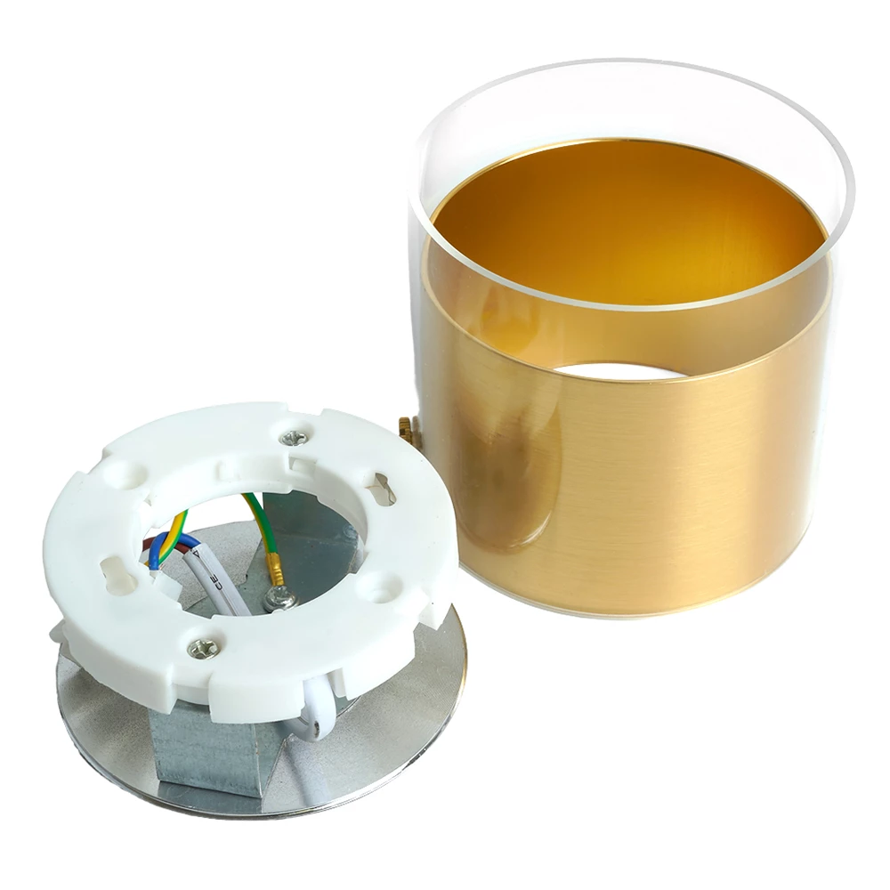 Светильник потолочный Feron HL389 Barrel LUMINA GX53 12W 230V, золото (48796) - Viokon.com