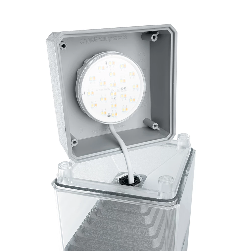 Светильник ландшафтный, Fumagalli DS1.563.000.LXG1K, 3W 230V GX53 серый (11635) - Viokon.com