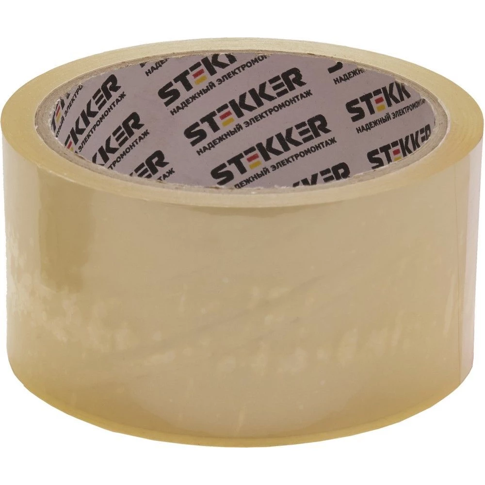 Скотч упаковочный STEKKER INTP1-4836 48 мм., 36 м., прозрачный (39139) - Viokon.com