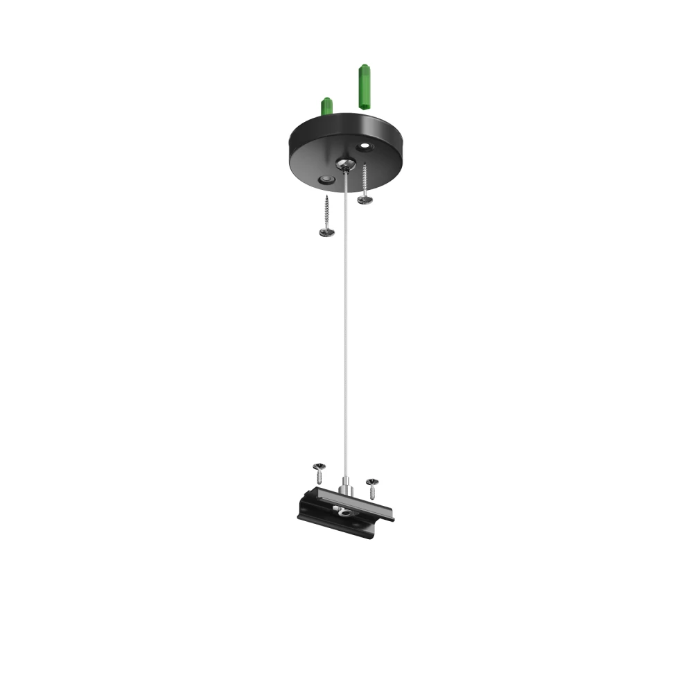 TR2106-BK Подвесное крепление для шинопровода SMART черный - Viokon.com