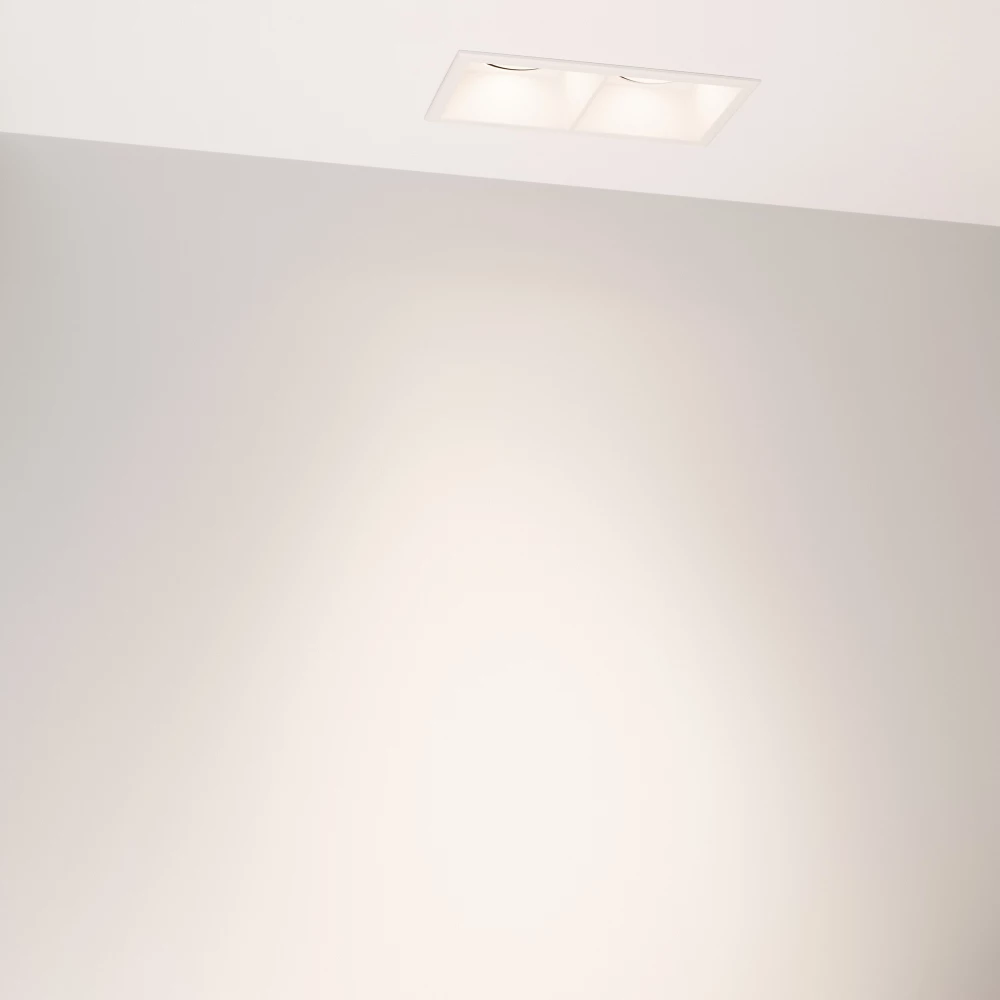 Светильник MS-FLOW-BUILT-S157x85-2x12W Day4000 (WH, 55 deg, 230V) (Arlight, IP20 Металл, 5 лет) 055934 - Viokon.com