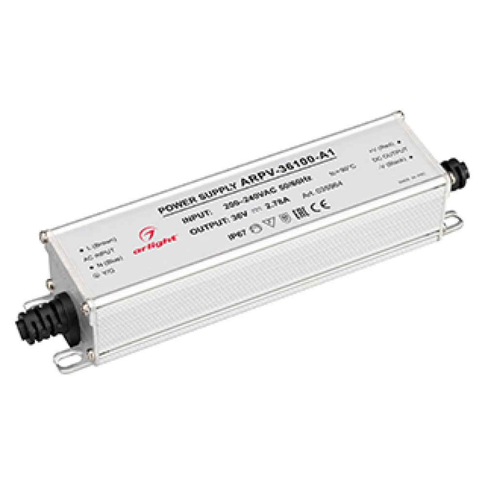 Блок питания ARPV-36100-A1 (36V, 2.78A, 100W) (Arlight, IP67 Металл, 3 года) 035964 - Viokon.com