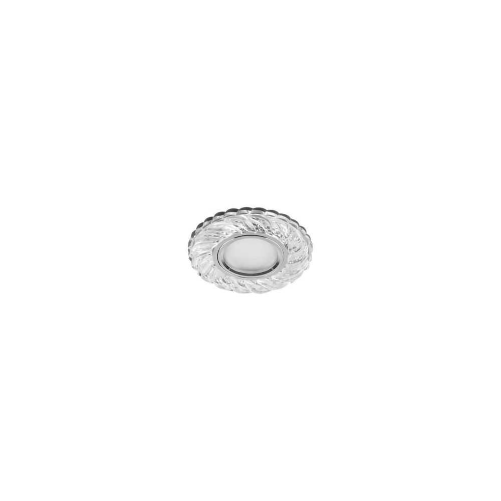 Светильник встраиваемый с белой LED подсветкой Feron CD934 потолочный MR16 G5.3 прозрачный (29467) - Viokon.com