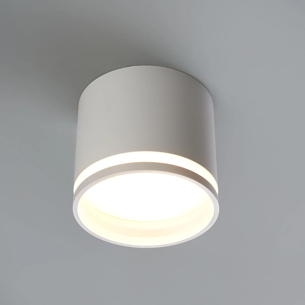 Светильник потолочный Feron HL362 LUNA 12W, 230V, GX53, белый (41996) - Viokon.com
