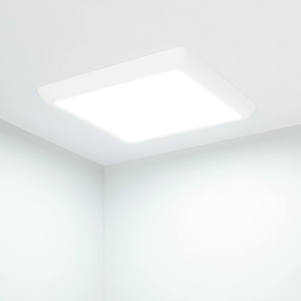 Светильник CL-FIOKK-S300x300-25W Day4000-MIX (WH, 120 deg, 230V) (Arlight, IP44 Пластик, 3 года) 034472 - Viokon.com