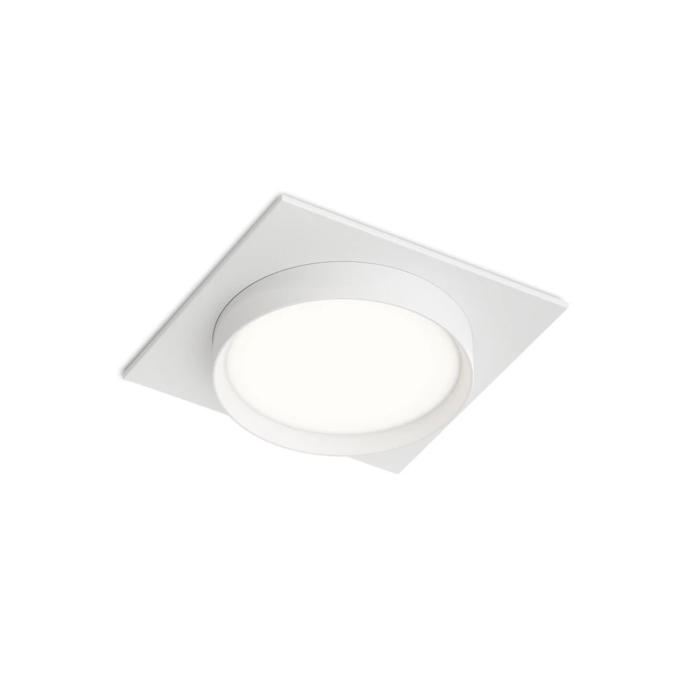 Встраиваемый светильник RATIO GX53 до 15 Вт LED IP20 белый алюминий акрил - Viokon.com
