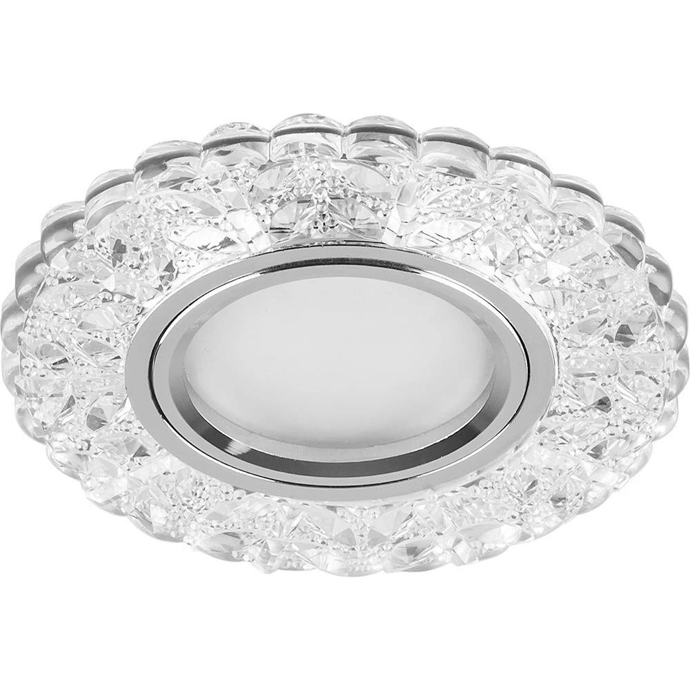 Светильник встраиваемый с белой LED подсветкой Feron CD939 потолочный MR16 G5.3 прозрачный (29472) - Viokon.com