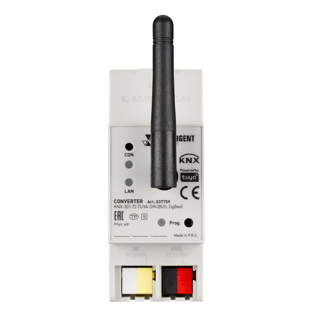 INTELLIGENT ARLIGHT Конвертер KNX-301-72-TUYA-DIN (BUS, ZigBee) (IARL, IP20 Пластик, 2 года) 037759 - Viokon.com